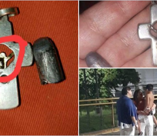 Milagre – menino sobreviveu graças ao seu crucifixo