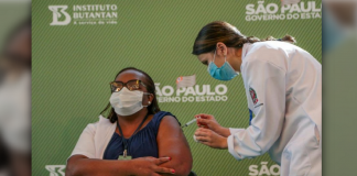 São Paulo é o primeiro estado do Brasil a iniciar a campanha de vacinação contra a Covid-19 com a vacina CoronaVac