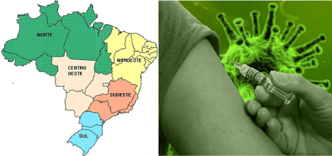 Vacinação em todo Brasil começa nesta segunda-feira (18), às 17hs, conforme ministro Pazuello (veja tabela distribuição)