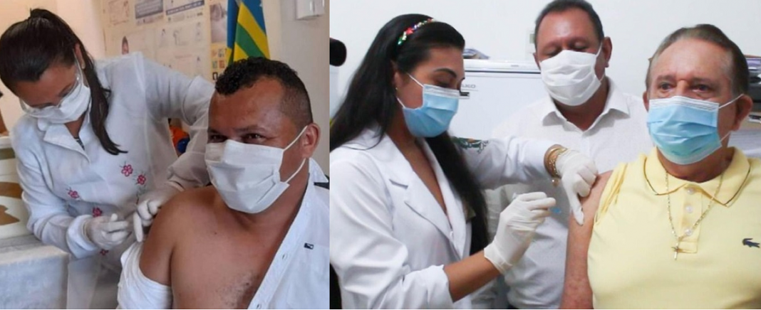MP investiga denúncias de prefeitos que furaram a fila e tomaram vacina contra Covid fora de grupos prioritários no Piauí.