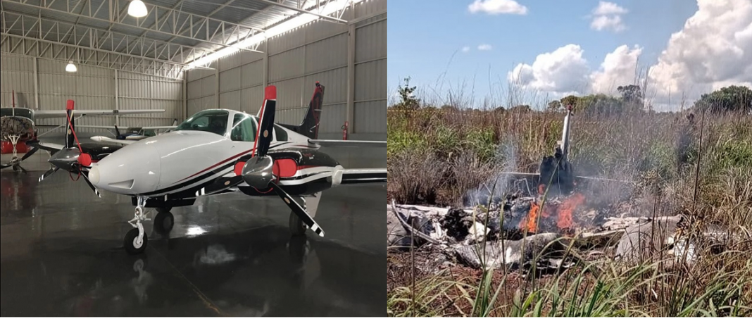 Cai avião com delegação do time Palmas após decolagem, deixando 6 mortos