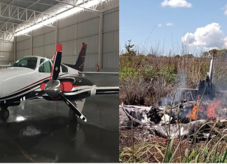 Cai avião com delegação do time Palmas após decolagem, deixando 6 mortos
