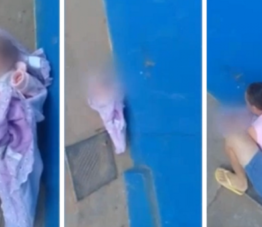 Recém-nascida é encontrada abandonada em calçada de MG: “Estava quietinha e com os olhinhos abertos” (Vídeo)