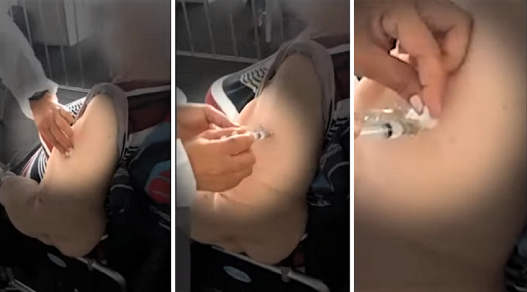 Vergonha Nacional:  Técnica de enfermagem fingiu vacinar uma idosa contra a covid-19 e é “afastada”- (vídeo)