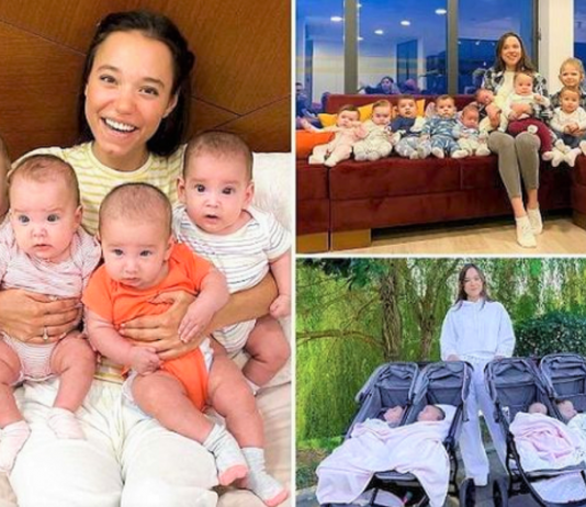 Russa de 23 anos já teve 10 filhos por barriga de aluguel e quer ter mais.