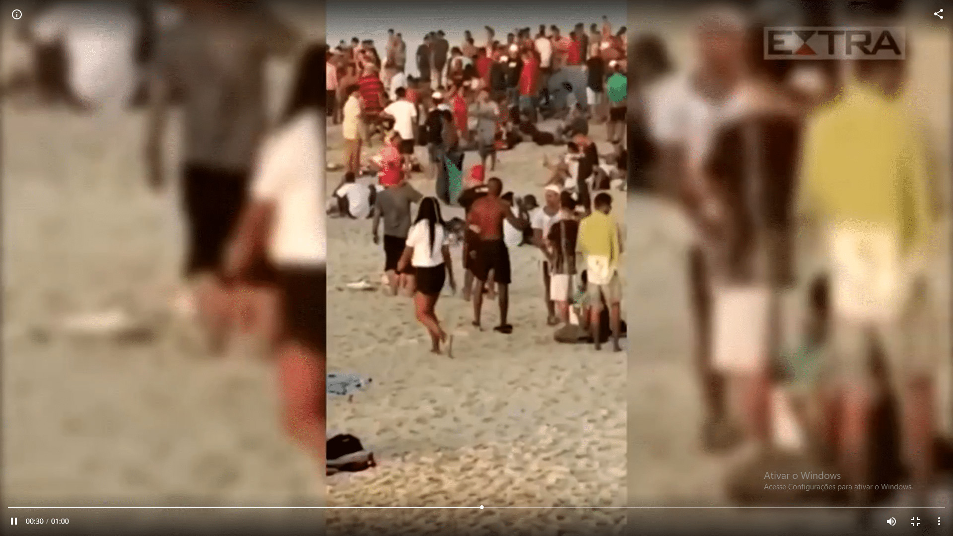 sensivel-mente.com - No domingo (31), praia de Ipanema amanhece lotada e a aglomera&ccedil;&atilde;o impressiona.