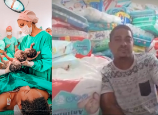 Pai dos trigêmeos nascidos em SC está agradecido com doações após sua esposa falecer: “Ajuda maravilhosa”