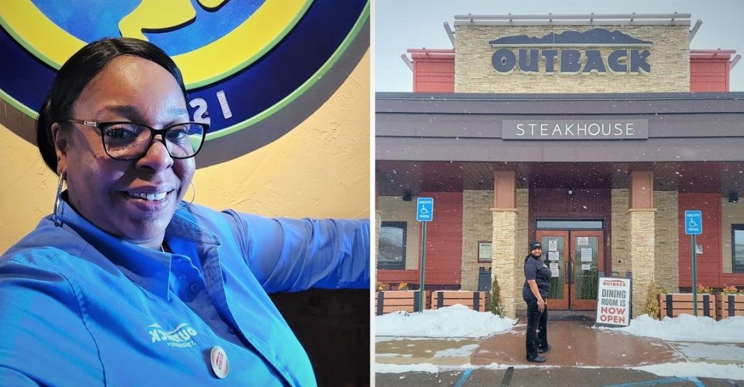 Garçonete depois de 19 anos trabalhando no Outback Steakhouse agora tem seu próprio restaurante. ELA MERECE!