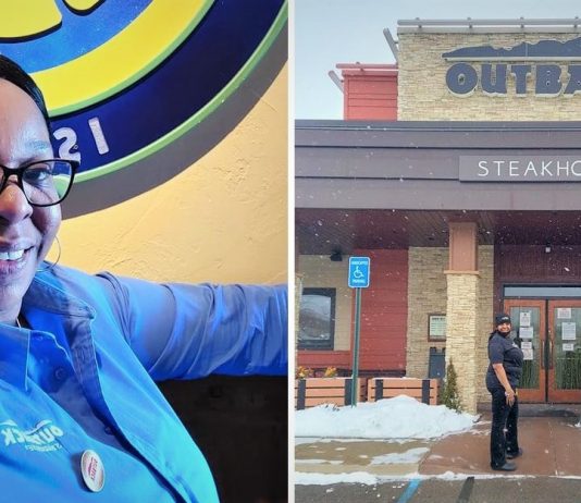 Garçonete depois de 19 anos trabalhando no Outback Steakhouse agora tem seu próprio restaurante. ELA MERECE!