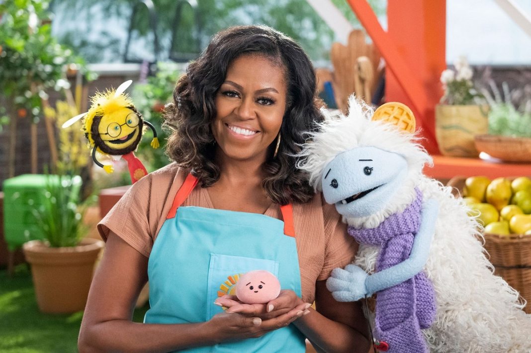 Michelle Obama apresentará uma série sobre gastronomia saudável para crianças na Netflix