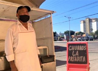 Don Albino criou seus 12 filhos vendendo churros. Exemplo de superação!