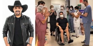 Aplaudido, sertanejo Edson deixou a UTI: “Maior superação da minha vida” (Vídeo)