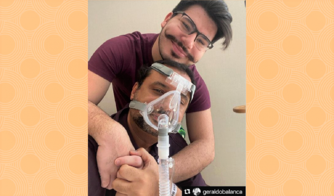 Quem ama cuida: Geraldo Luís agradece a forma amorosa que seu filho cuidou dele