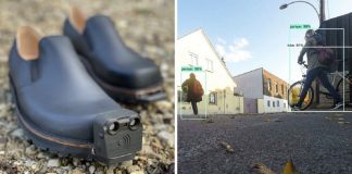 Eles criaram sapatos inteligentes para pessoas cegas, capazes de detectar obstáculos. Eles vão andar com segurança