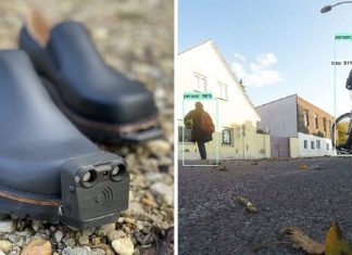 Eles criaram sapatos inteligentes para pessoas cegas, capazes de detectar obstáculos. Eles vão andar com segurança