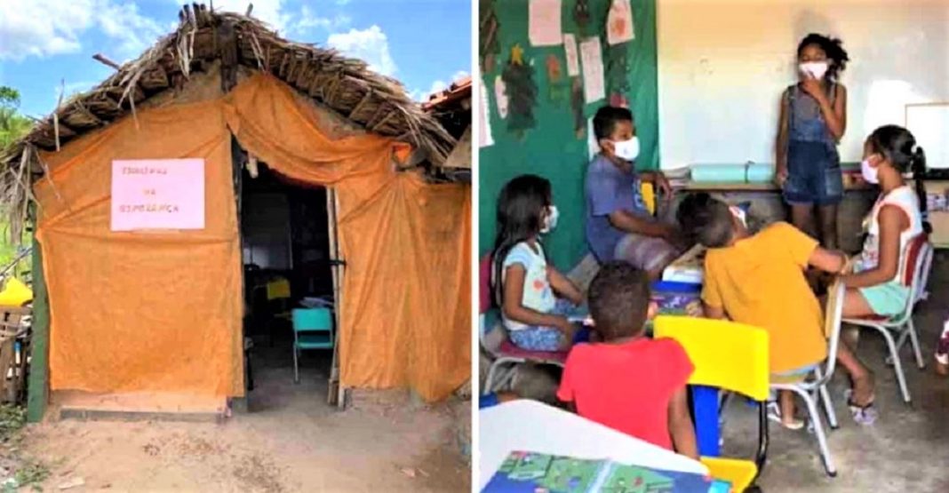 Érika com apenas 12 anos constrói a “Escola da esperança”