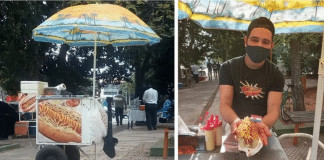 Rapaz perdeu o emprego com a pandemia e se recuperou abrindo barraca de Hot Dog