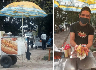 Rapaz perdeu o emprego com a pandemia e se recuperou abrindo barraca de Hot Dog