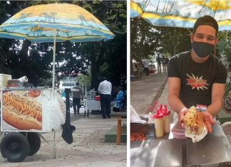 Rapaz perdeu o emprego com a pandemia e se recuperou abrindo barraca de Hot Dog