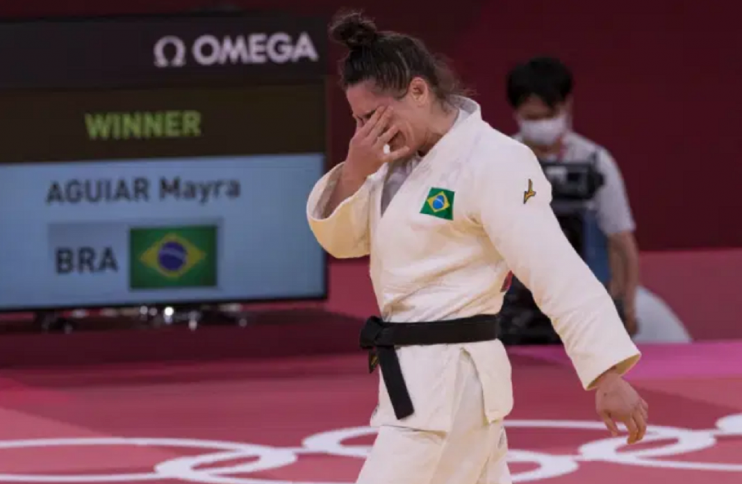 Mayra Aguiar ganha medalha de bronze no judô na Olimpíada de Tóquio