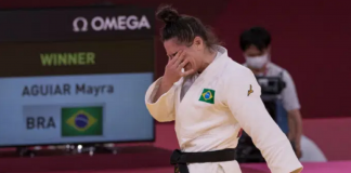 Mayra Aguiar ganha medalha de bronze no judô na Olimpíada de Tóquio