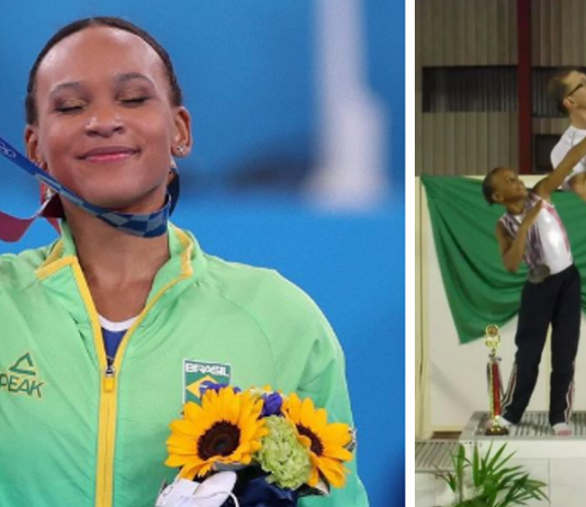 A ginasta que iniciou sua carreira em um projeto social ganhou a medalha de prata. Teve uma infância difícil