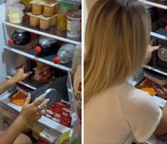 Mãe se cansou dos filhos comendo seus chocolates e colocou cofre na geladeira Mãe se cansou dos filhos comendo seus chocolates e colocou cofre na geladeira